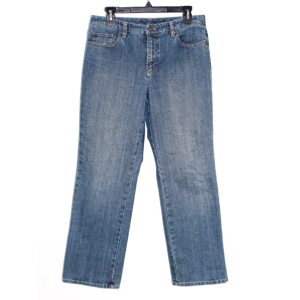 Vintage Y2K Talbots Embroidered Light-Wash Jeans